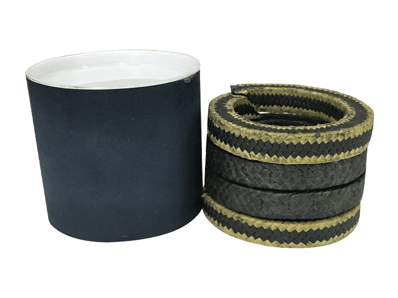Set Cincin Pembungkusan PTFE Grafit Bertetulang Kevlar